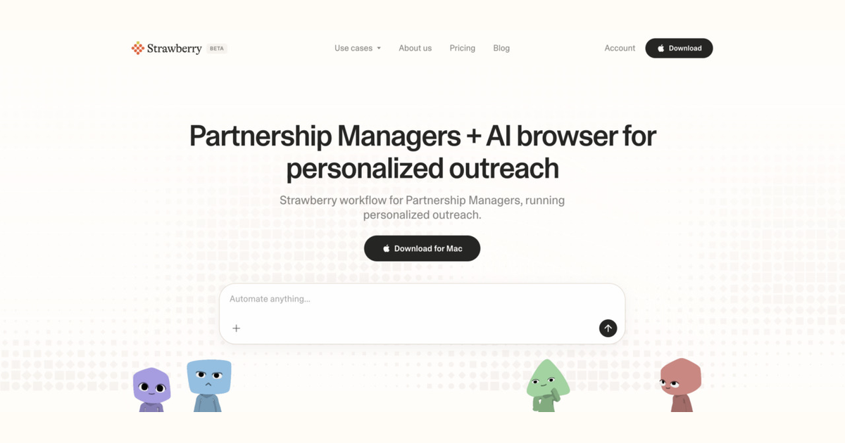 How partnership managers use Strawberry for personalized outreach