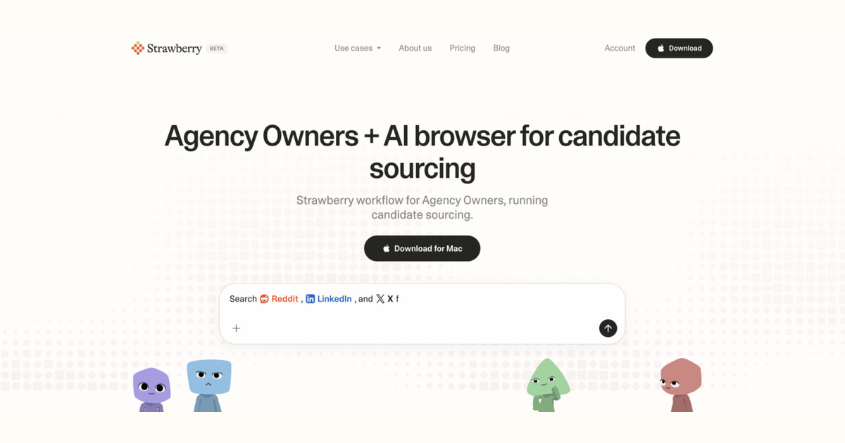 How agency owners use Strawberry for candidate sourcing