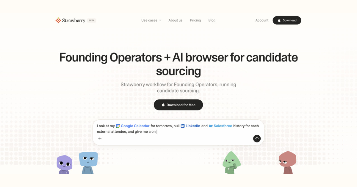 How founding operators use Strawberry for candidate sourcing