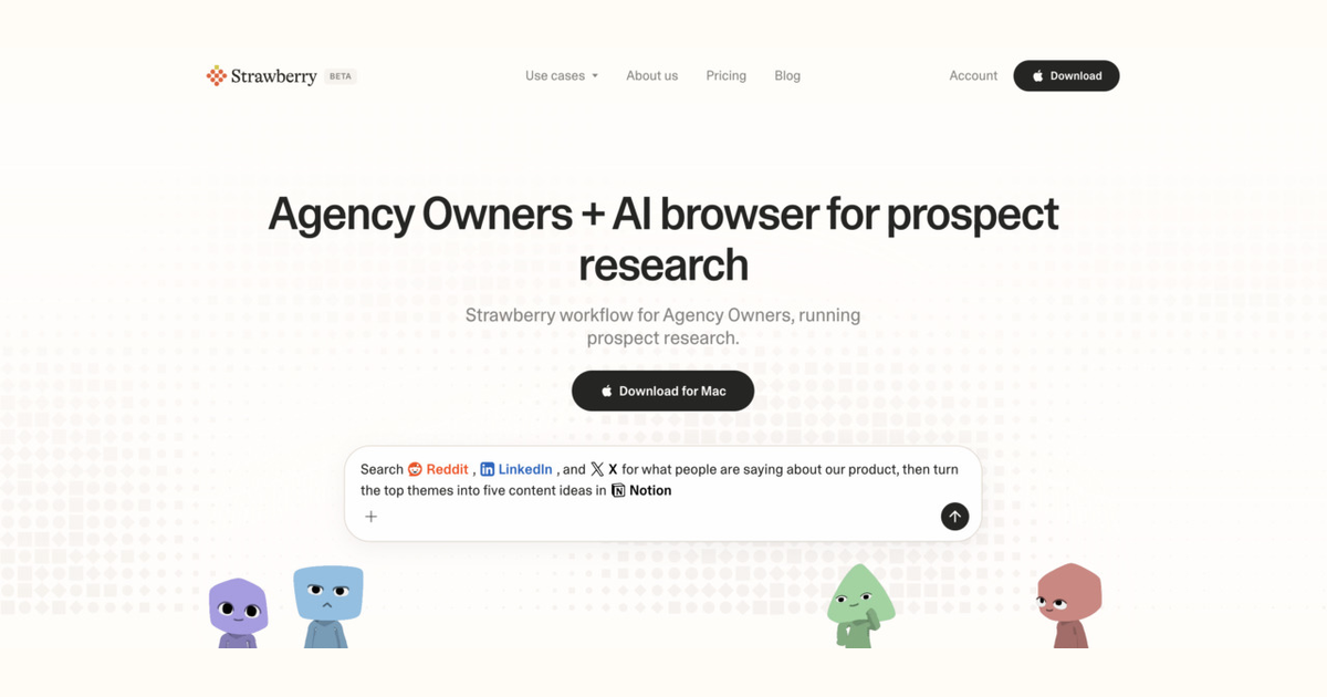 How agency owners use Strawberry for prospect research