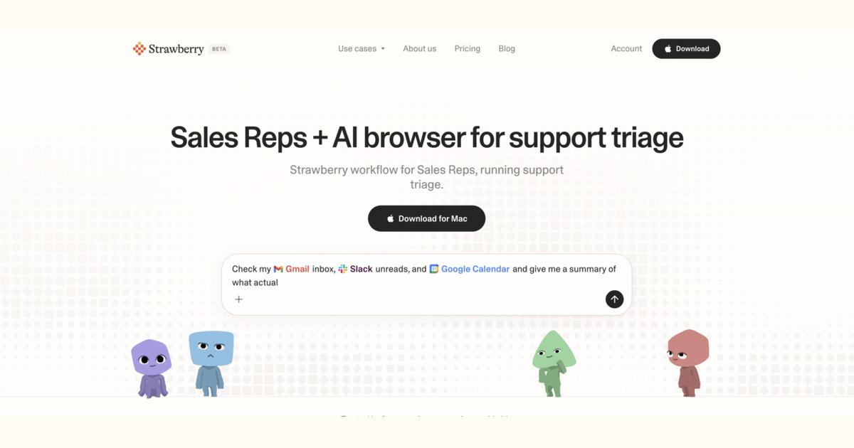 How sales reps use Strawberry for support triage