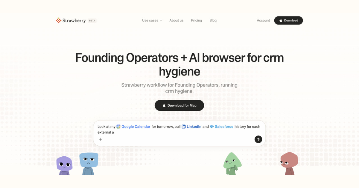 How founding operators use Strawberry for CRM hygiene