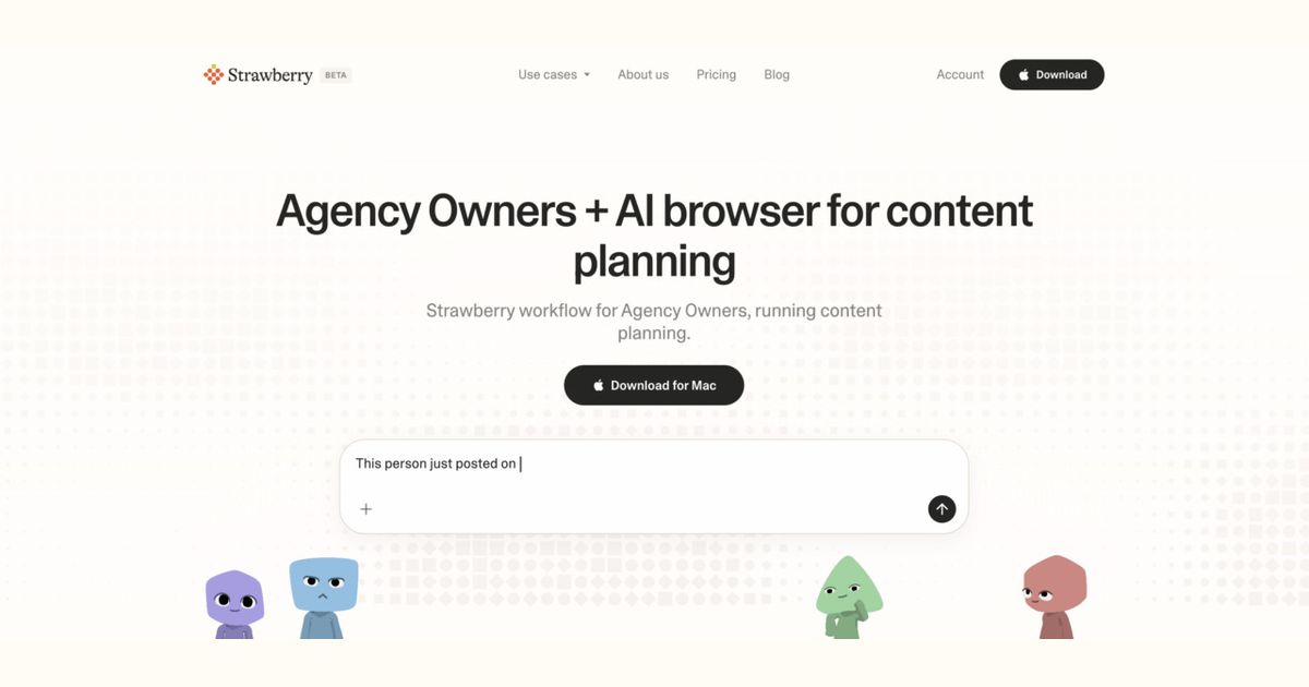 How agency owners use Strawberry for content planning