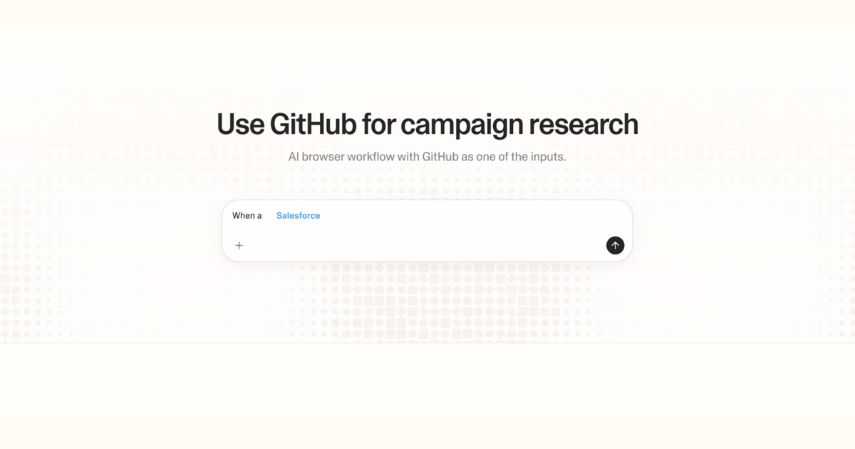 Diagram of Strawberry AI browser workflow using GitHub for campaign research