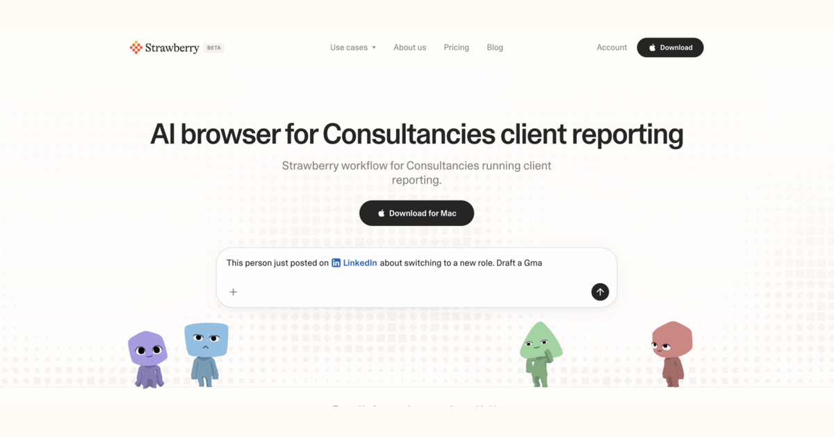 AI browser workflow for consultancies running client reporting