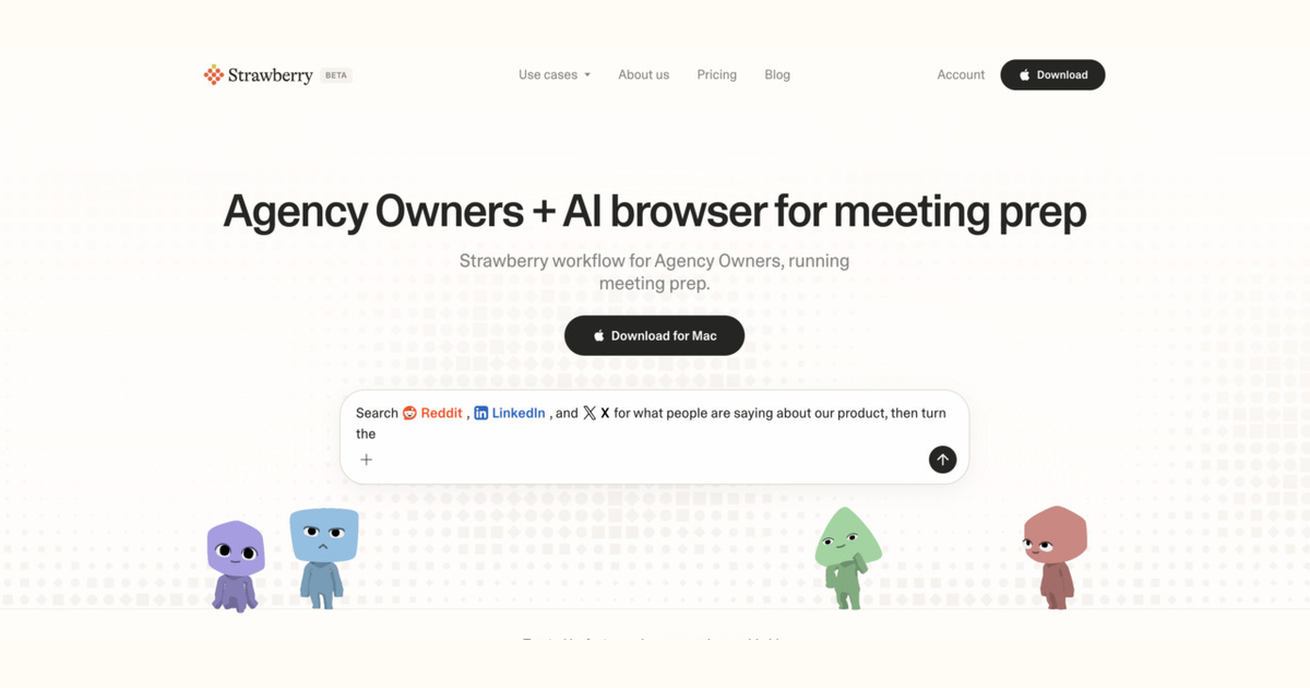 How agency owners use Strawberry for meeting prep
