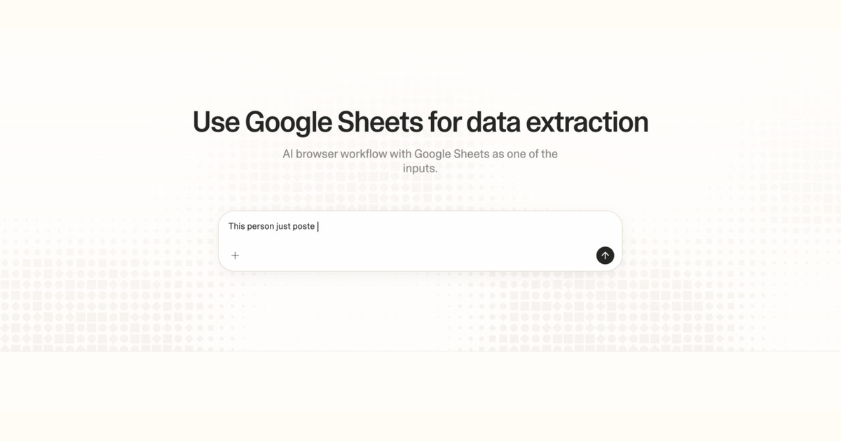 Diagram of Strawberry AI browser workflow using Google Sheets for data extraction