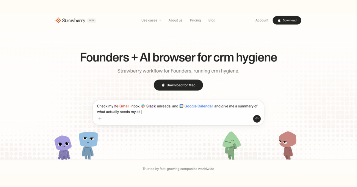 How founders use Strawberry for CRM hygiene