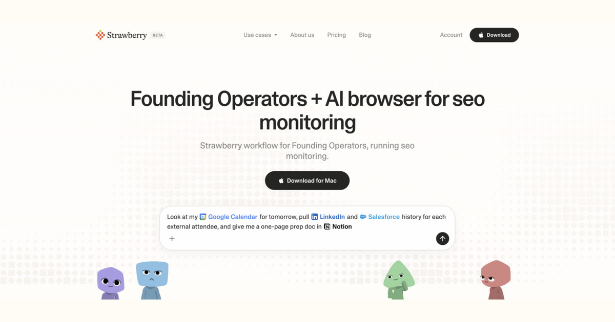 How founding operators use Strawberry for SEO monitoring