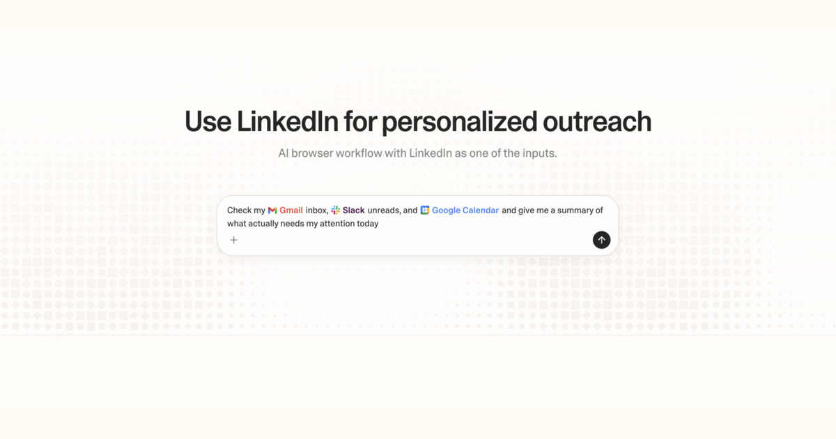 Diagram of Strawberry AI browser workflow using LinkedIn for personalized outreach