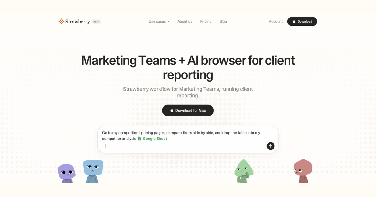 How marketing teams use Strawberry for client reporting
