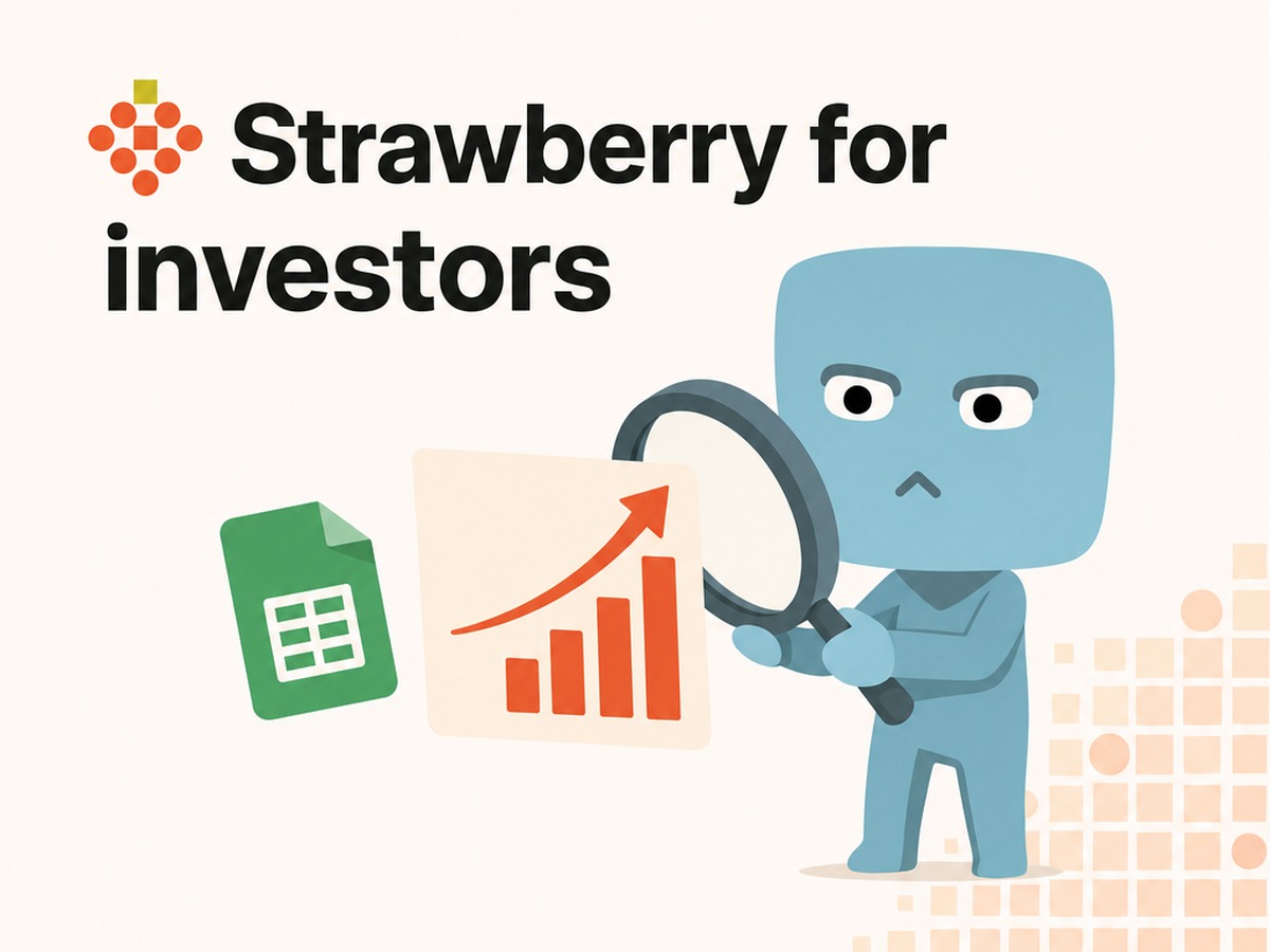 Strawberry for investors hero illustration