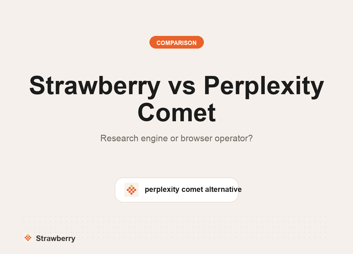 Strawberry vs Perplexity Comet thumbnail