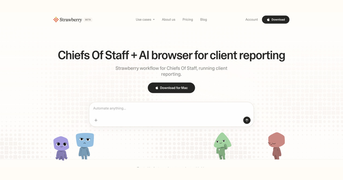 How chiefs of staff use Strawberry for client reporting