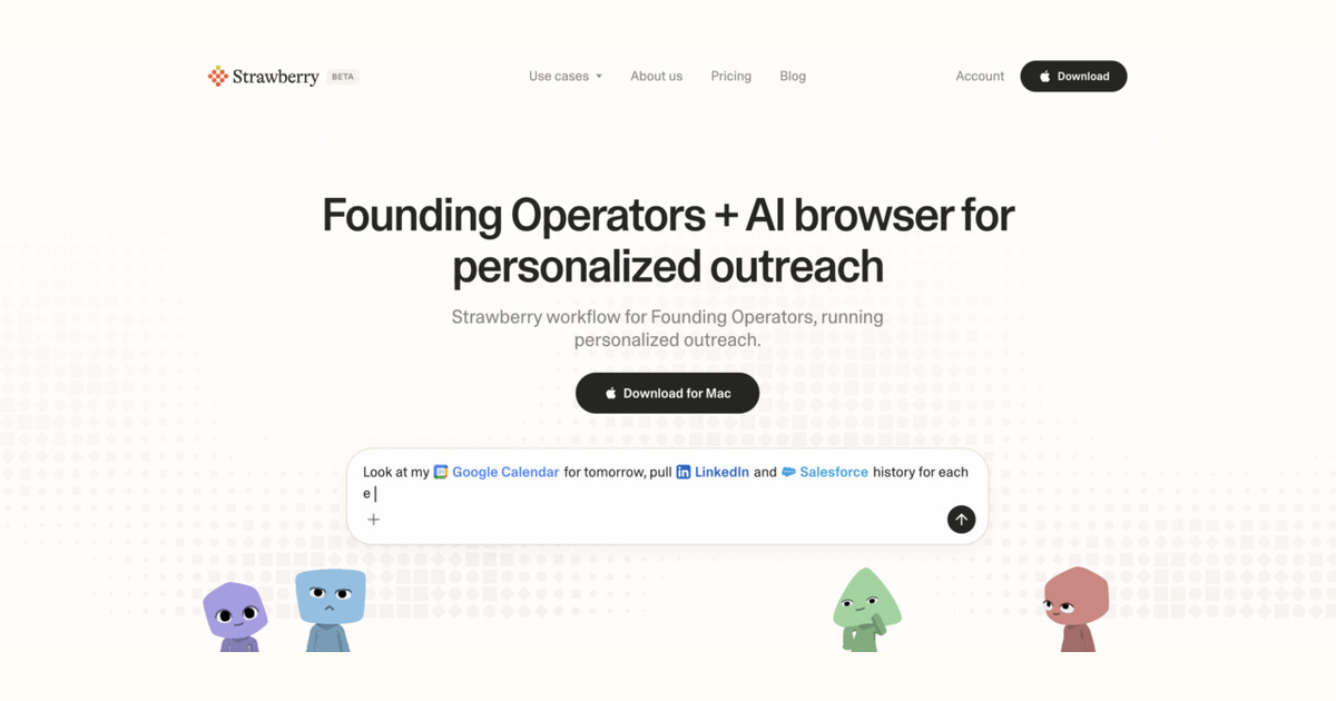 How founding operators use Strawberry for personalized outreach