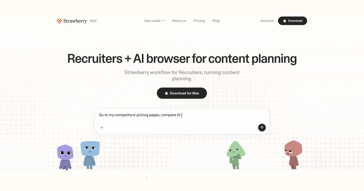 How recruiters use Strawberry for content planning