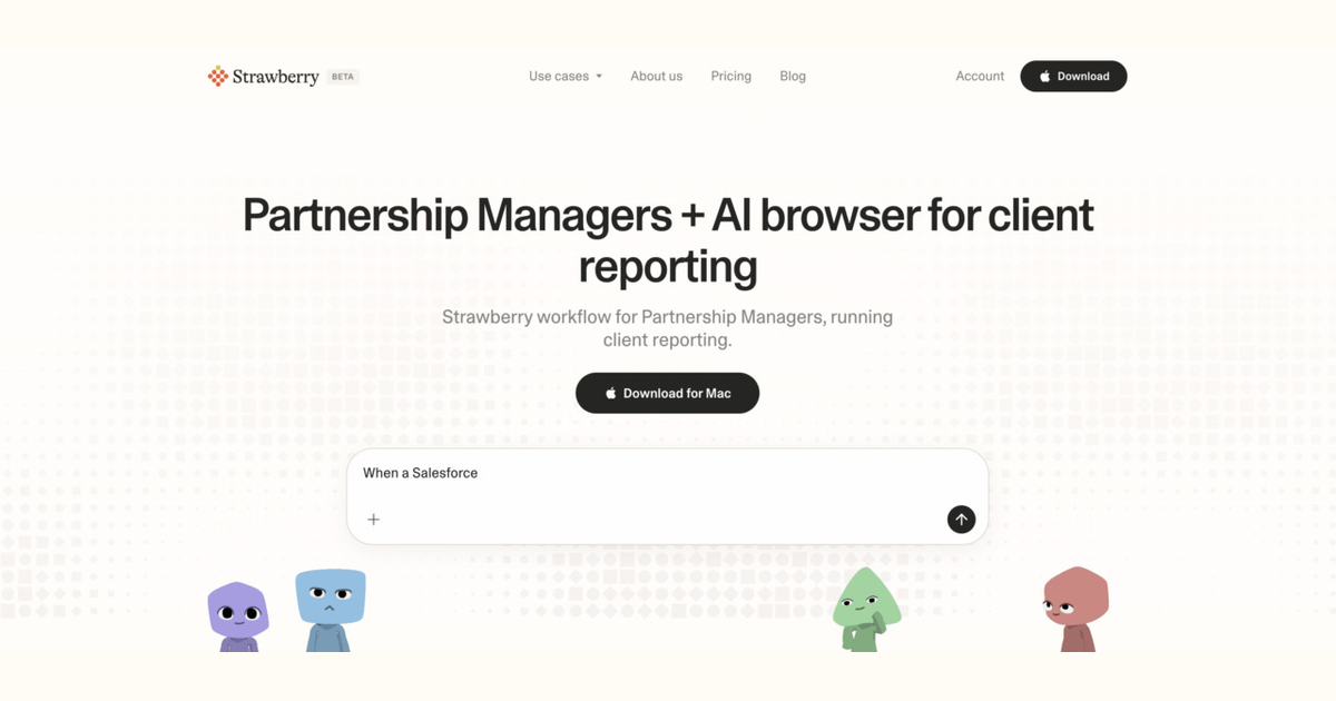 How partnership managers use Strawberry for client reporting