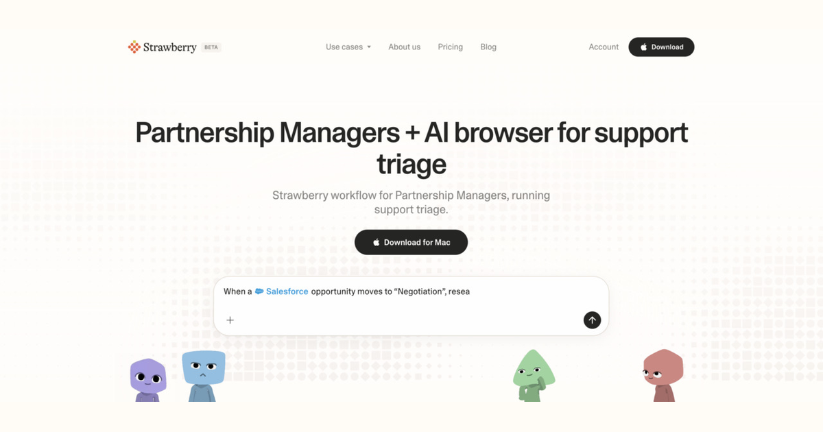 How partnership managers use Strawberry for support triage
