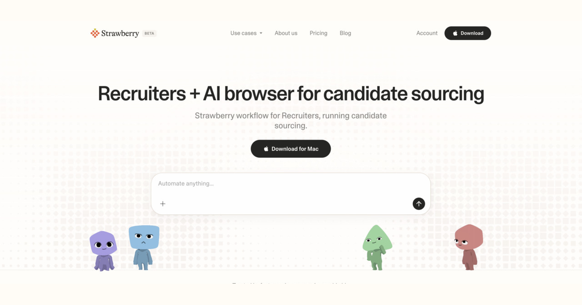 How recruiters use Strawberry for candidate sourcing