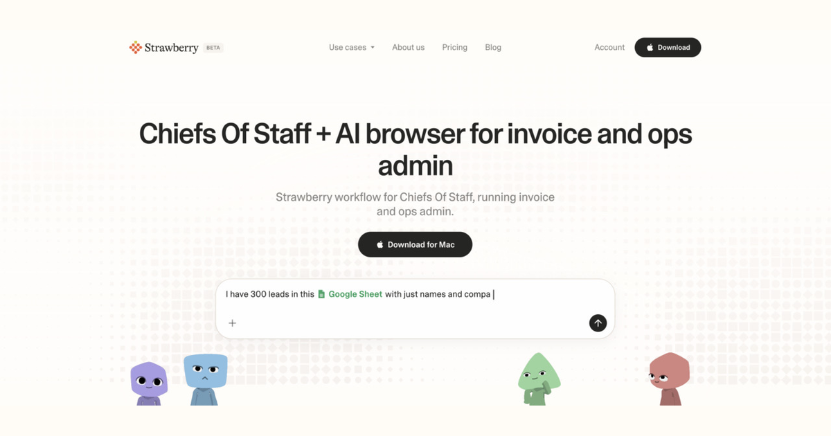 How chiefs of staff use Strawberry for invoice and ops admin