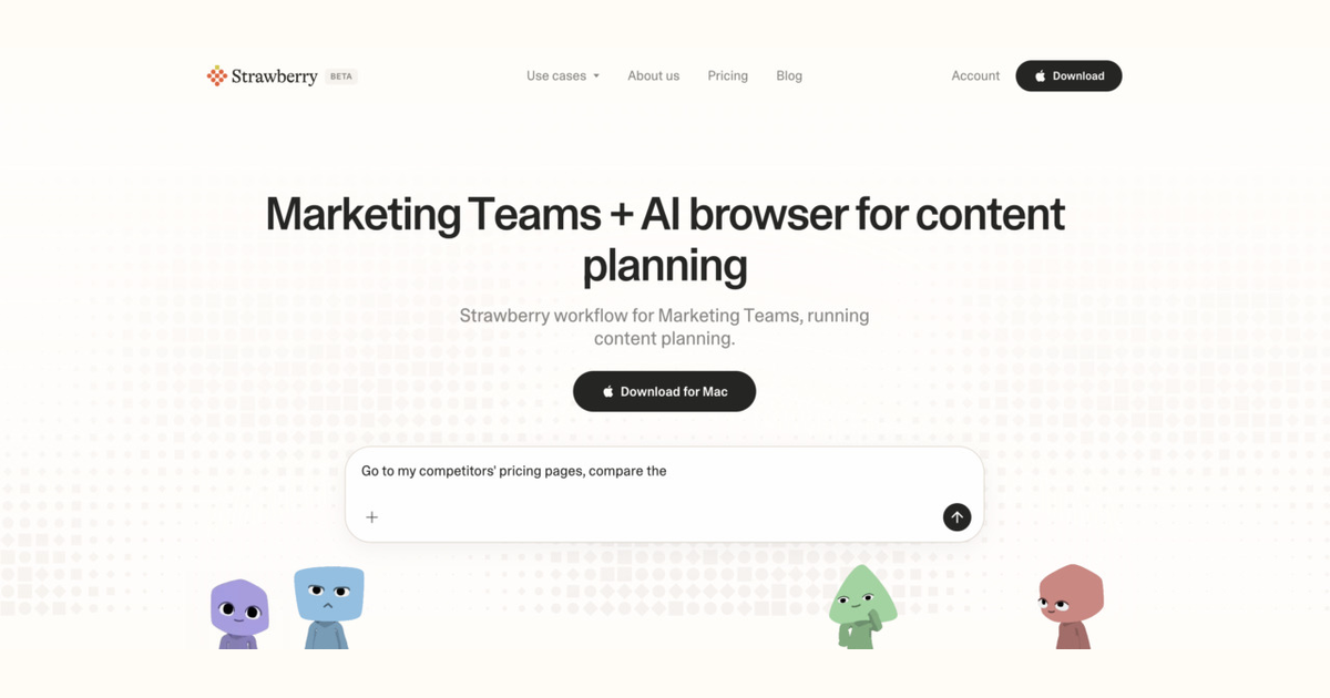 How marketing teams use Strawberry for content planning