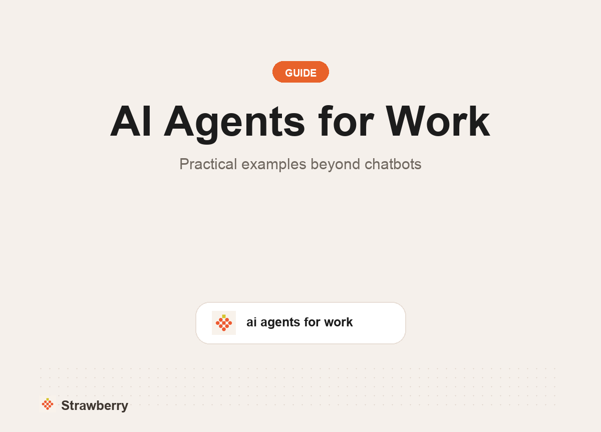 AI Agents for Work thumbnail