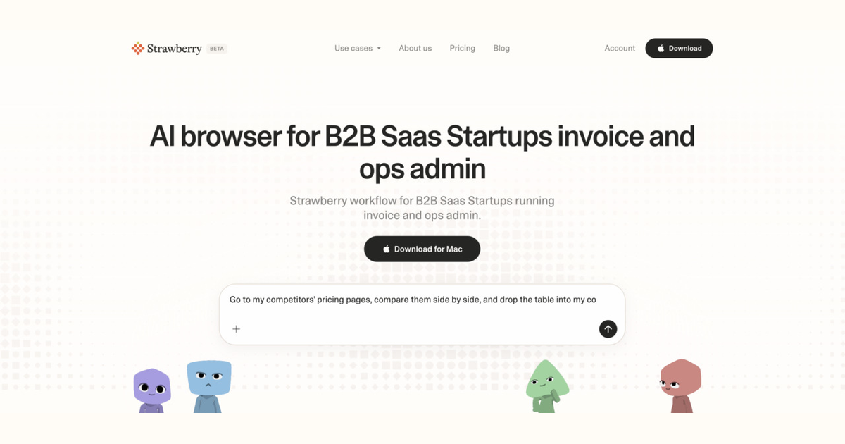 AI browser workflow for B2B SaaS startups running invoice and ops admin