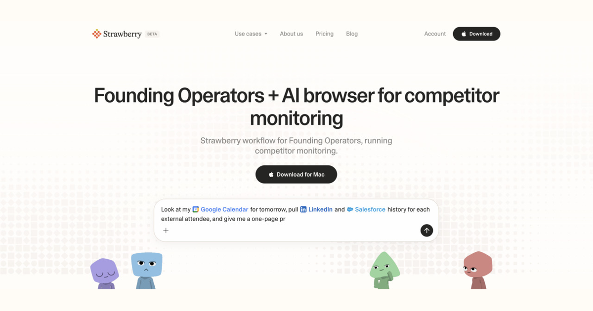 How founding operators use Strawberry for competitor monitoring