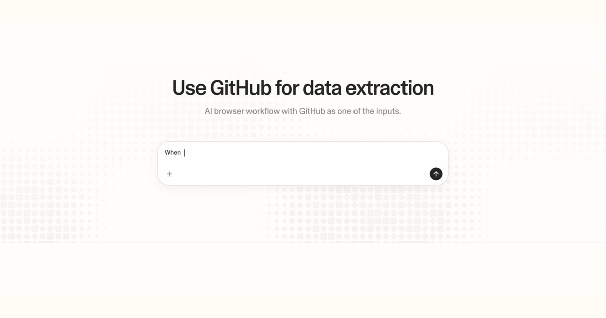 Diagram of Strawberry AI browser workflow using GitHub for data extraction