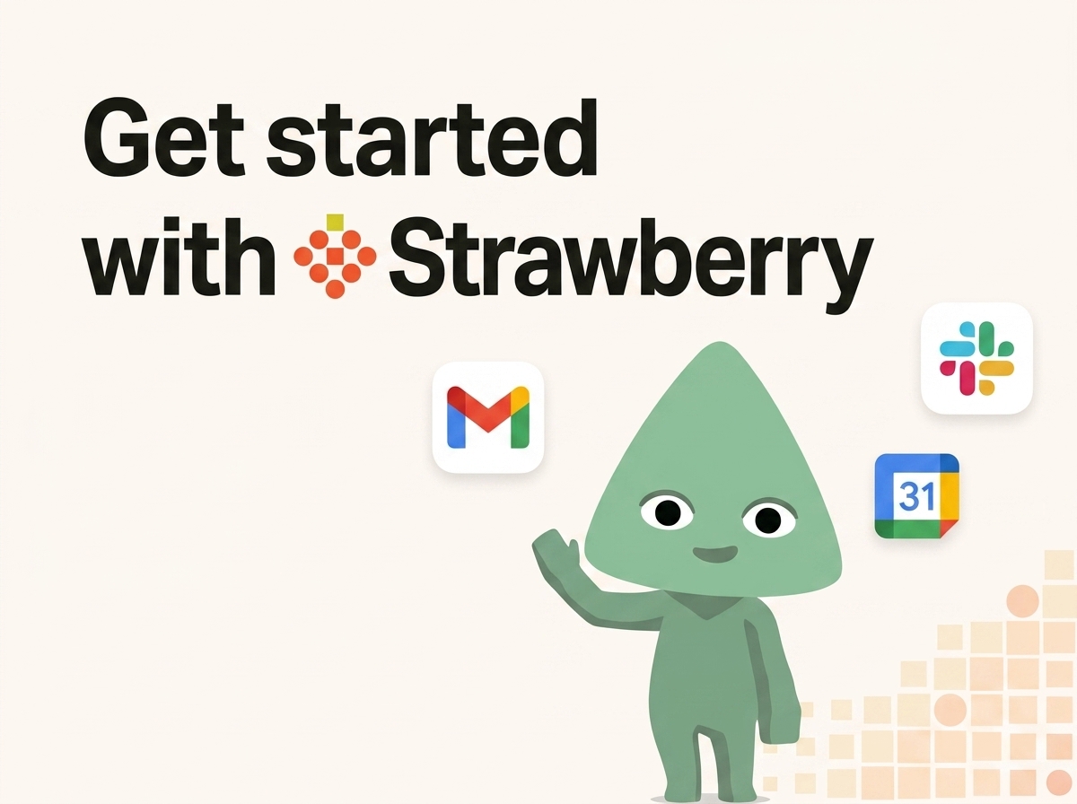 Get started with Strawberry hero illustration