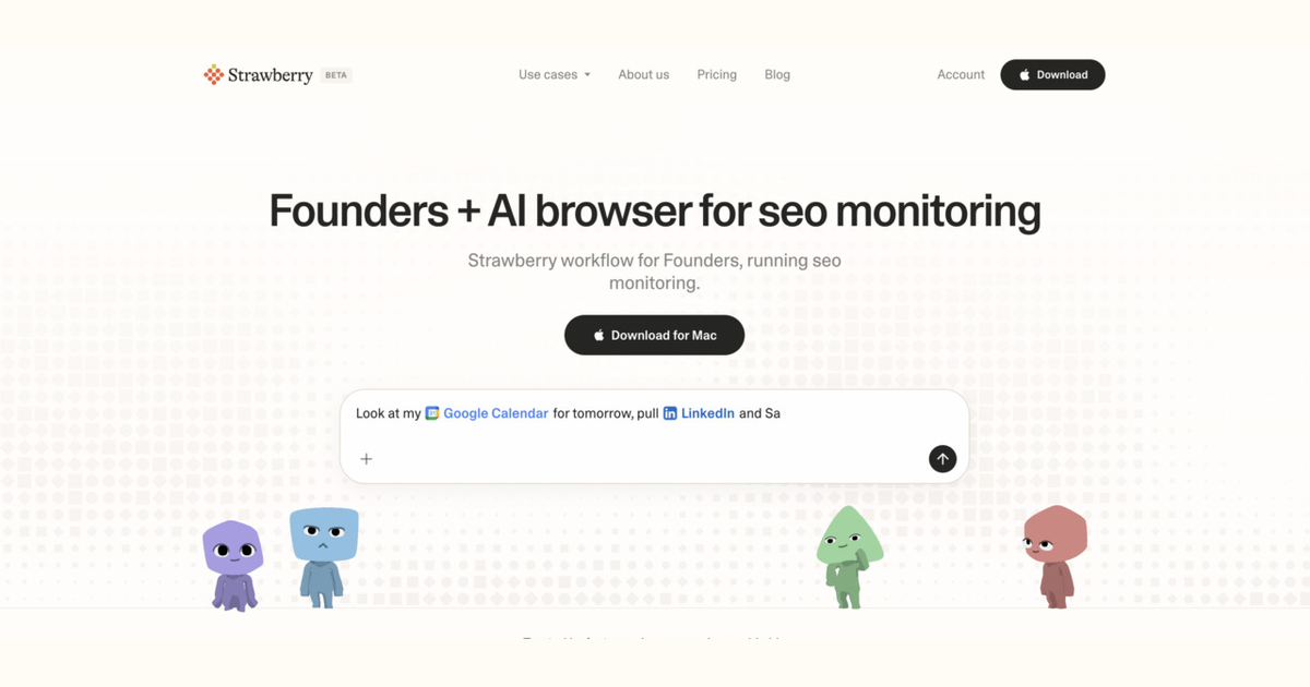 How founders use Strawberry for SEO monitoring