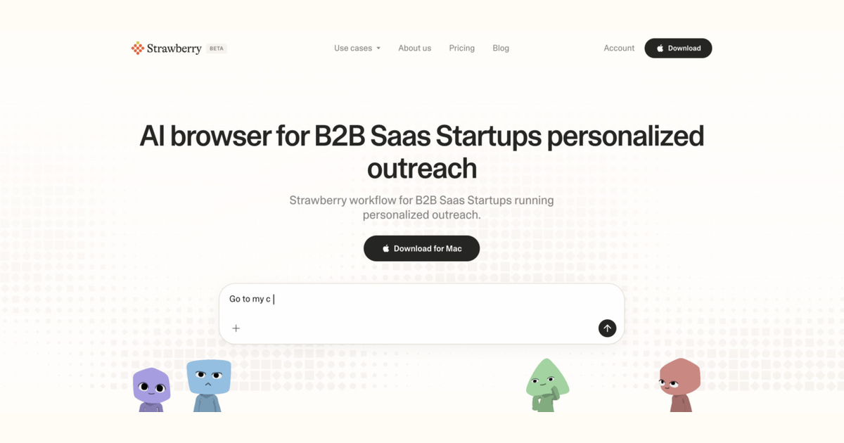 AI browser workflow for B2B SaaS startups running personalized outreach