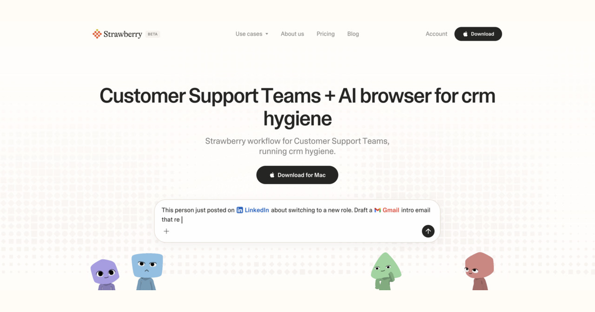 How customer support teams use Strawberry for CRM hygiene