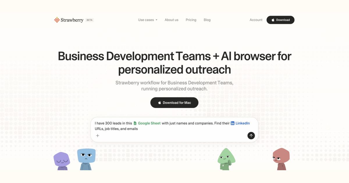 How business development teams use Strawberry for personalized outreach