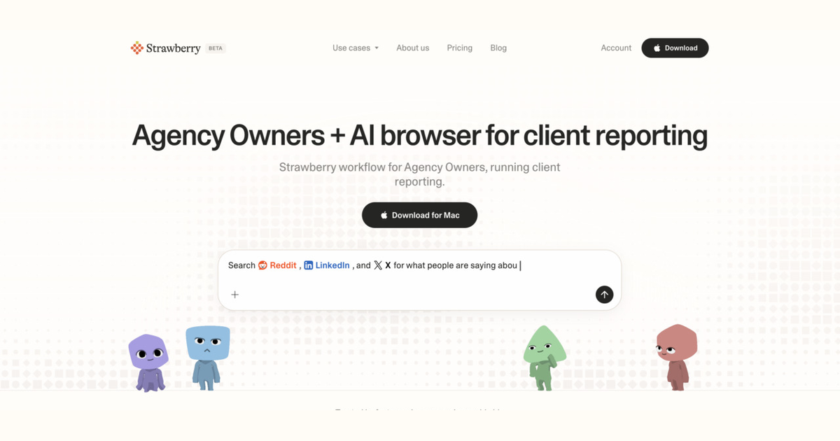 How agency owners use Strawberry for client reporting