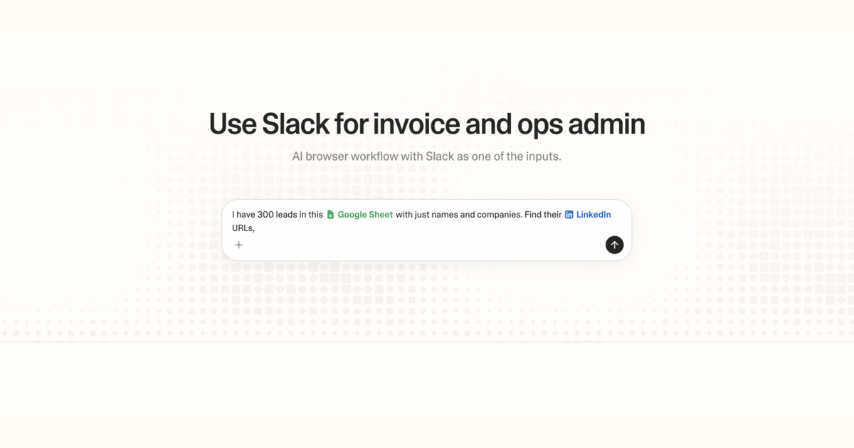 Diagram of Strawberry AI browser workflow using Slack for invoice and ops admin
