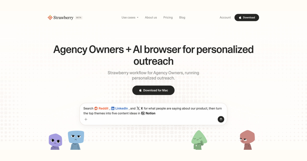 How agency owners use Strawberry for personalized outreach