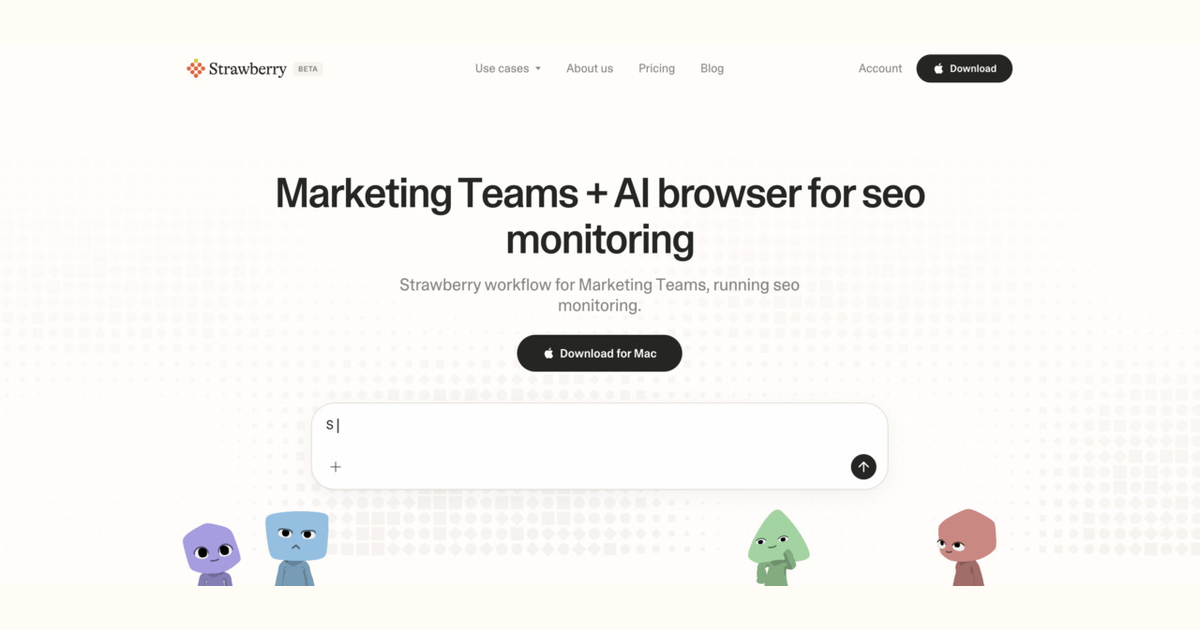 How marketing teams use Strawberry for SEO monitoring