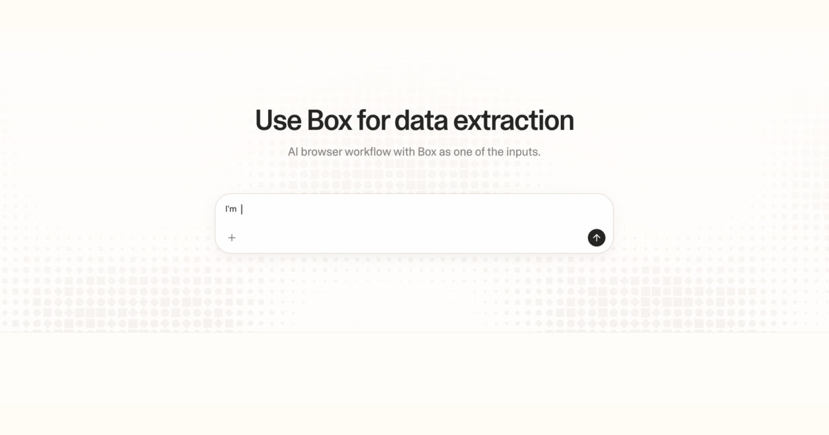 Diagram of Strawberry AI browser workflow using Box for data extraction